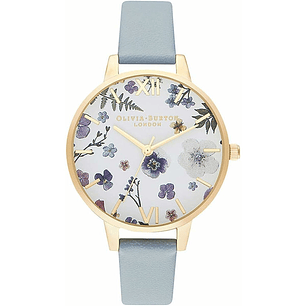 Reloj Mujer Olivia Burton OB16AR08 Azul Dorado 34 mm