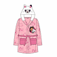 Batín Infantil Gabby’s Dollhouse Rosa Polar Niña Talla 3 años - Miniatura 3