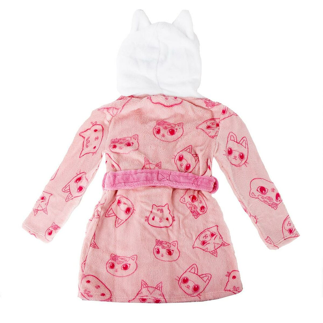 Batín Infantil Gabby’s Dollhouse Rosa Polar Niña Talla 3 años 5