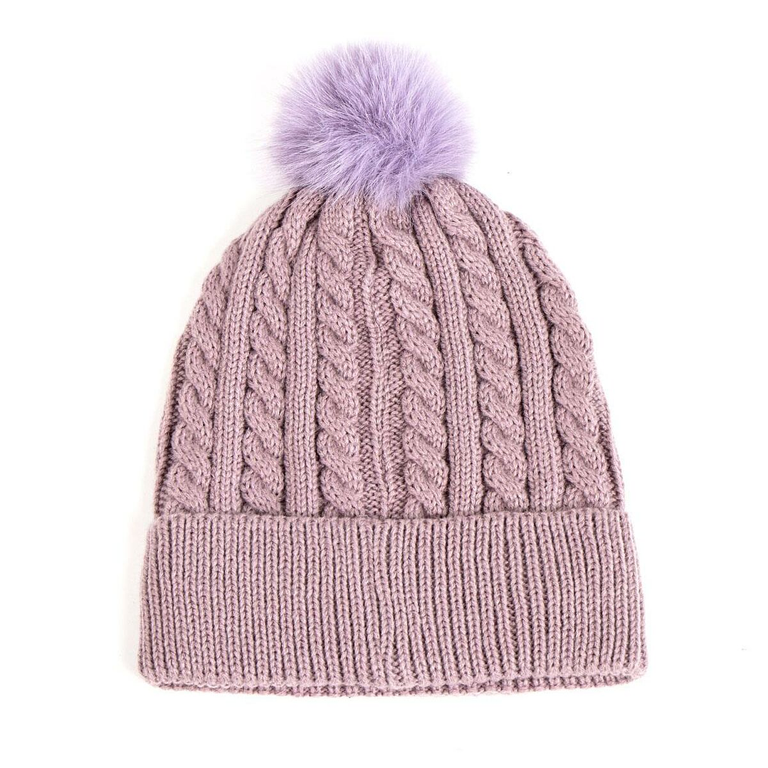Gorro y Guantes Stitch Morado Invierno Talla Única 5