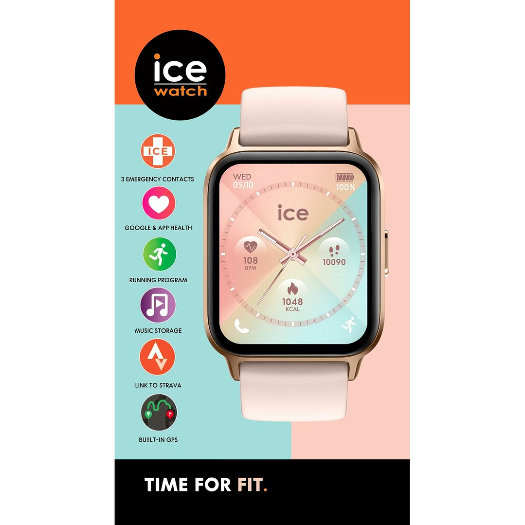 Reloj Unisex Ice 024305 Rosa Silicona 38 mm 6