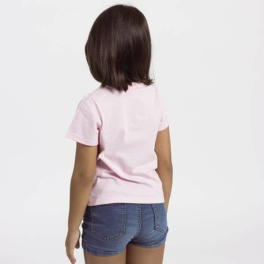 Camiseta Infantil Paw Patrol Manga Corta Rosa Blanco Talla 3 años 3