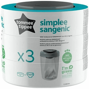 Bolsas Tommee Tippee Sangenic Simplee 3 Unidades