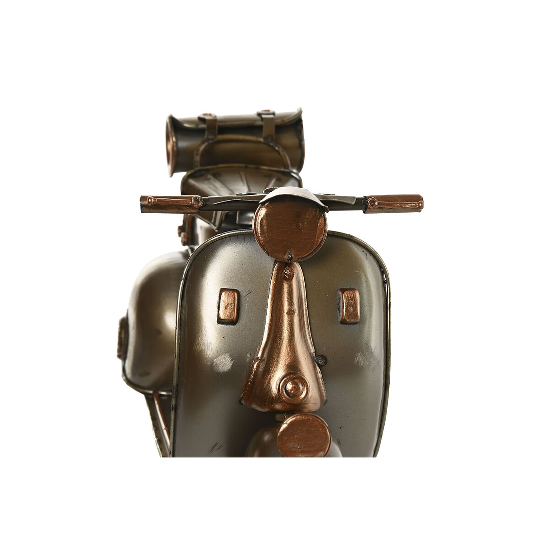 Figura Decorativa Vespa Vintage Champán Plateado 3