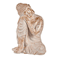 Figura Buda Jardín Ibergarden Blanco Dorado 54 cm - Miniatura 1