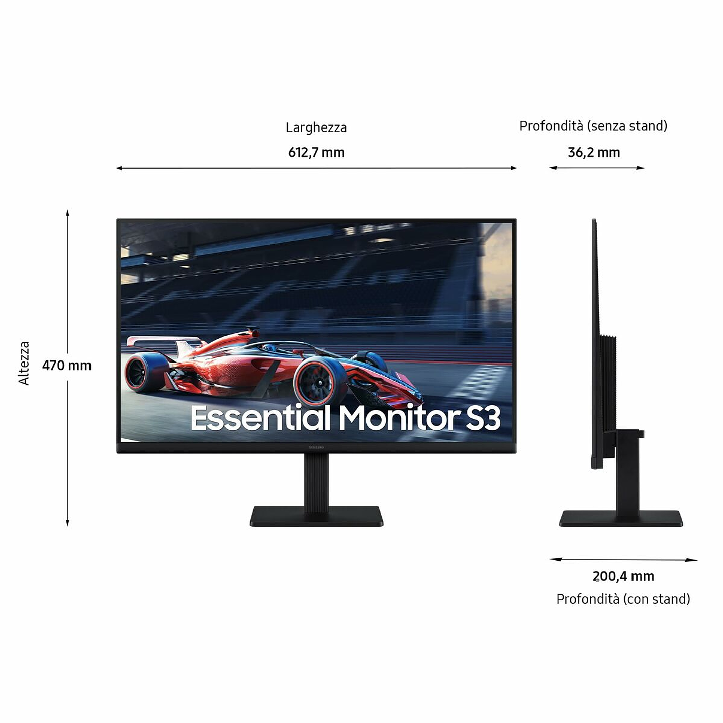 Monitor Gaming Samsung LS27D302GAUXEN 27