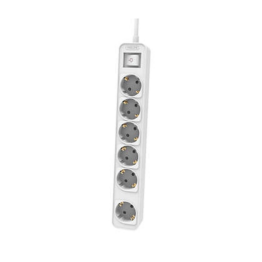 Regleta Philips 6 Tomas con Interruptor 1,5 m 1