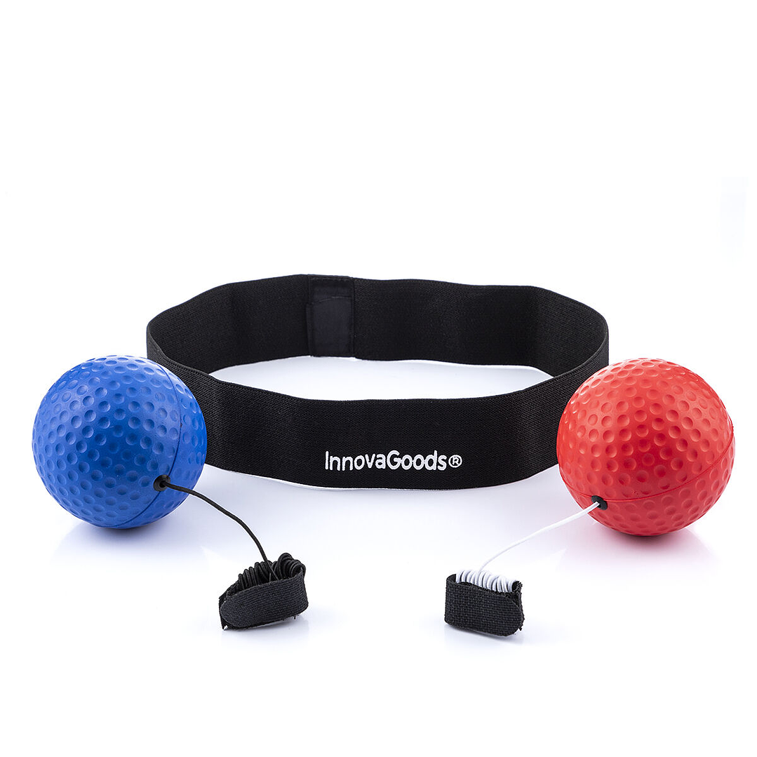 Set Pelotas Reflejos Boxeo InnovaGoods Balxing 8
