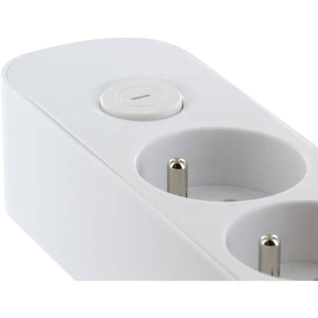 Regleta Chacon 5 Enchufes con USB 1,5 m 2