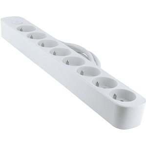 Regleta Chacon 5 Enchufes con USB 1,5 m