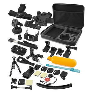 Kit Accesorios Cámara Deportiva 38 pcs GoPro