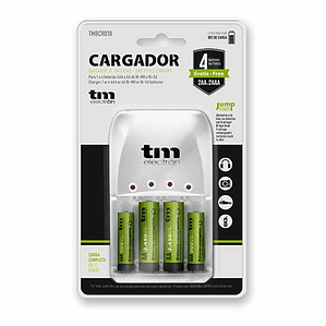 Cargador Pilas TM Electron R03/R6 Ni-Mh