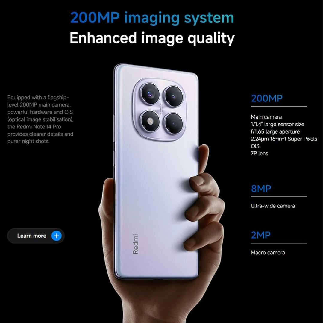 Xiaomi Note 14 Pro 12GB 512GB Negro 6,67