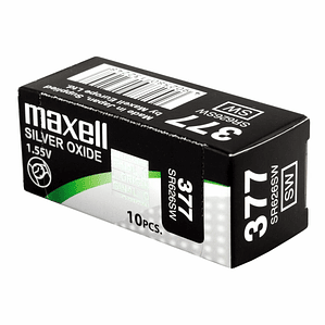 Pila de Botón Maxell SR626SW 1,55V (10 uds)