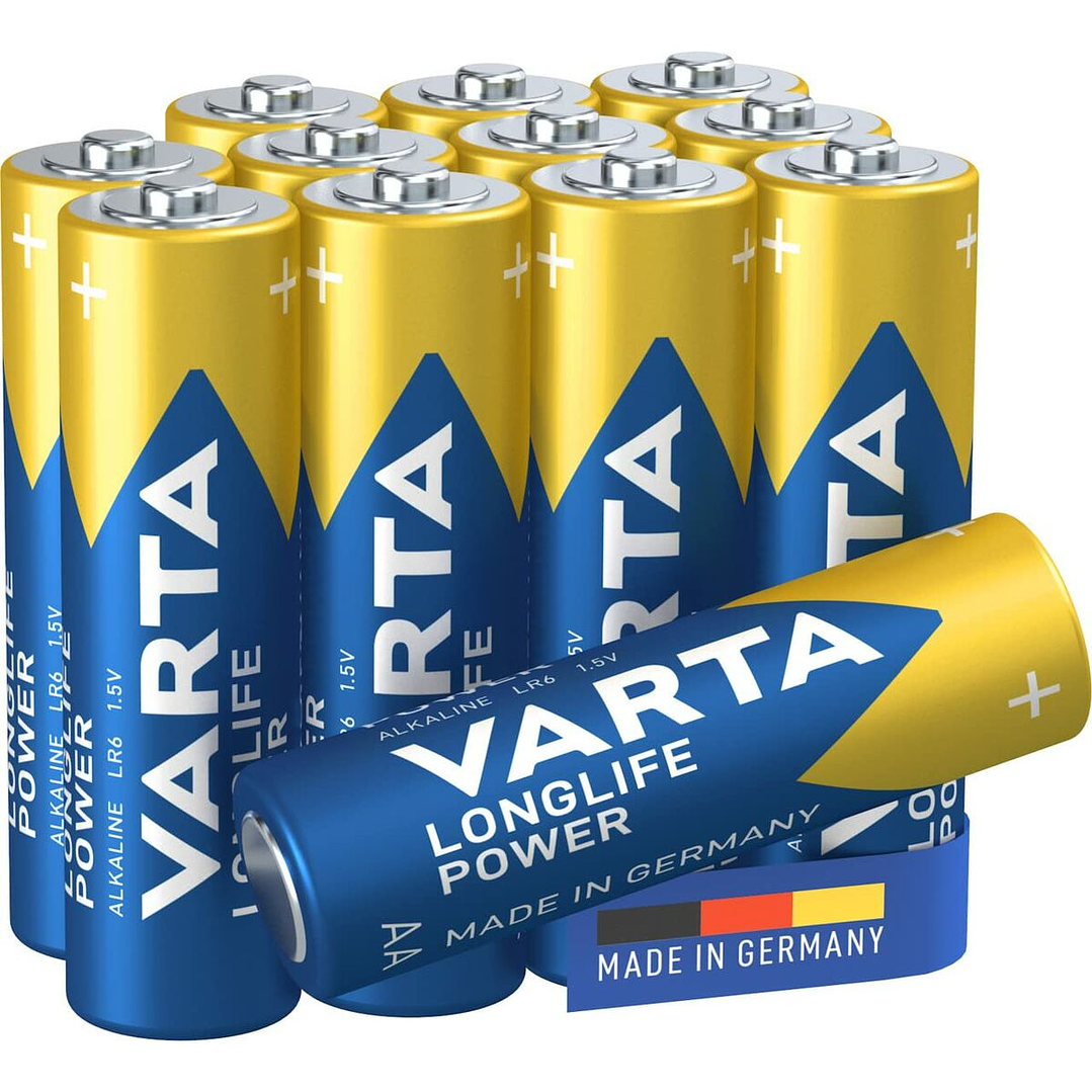 Pilas Varta Longlife Power AA 1,5V (12 uds) 2