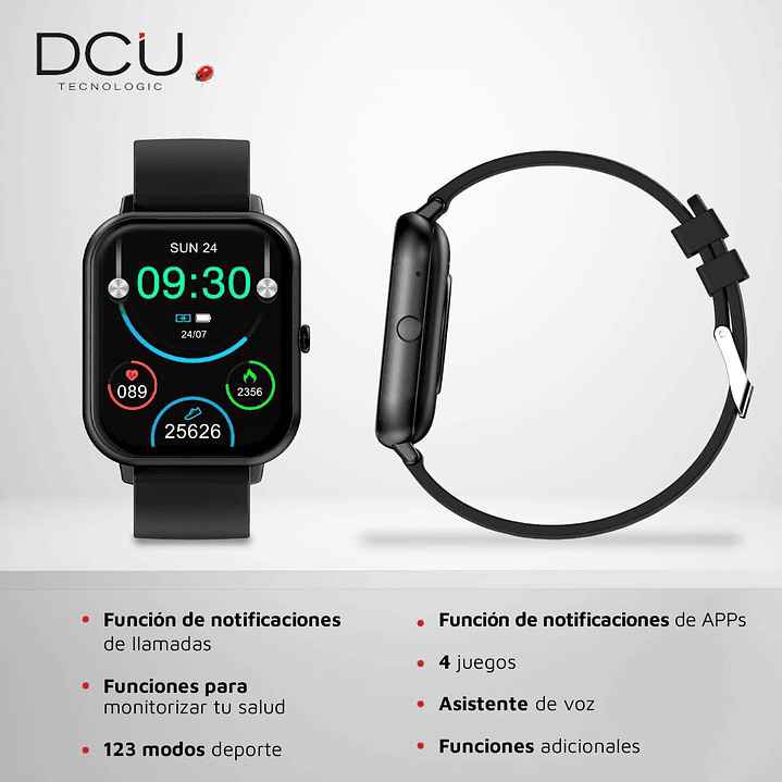 Smartwatch DCU Curved Glass Pro 1,83