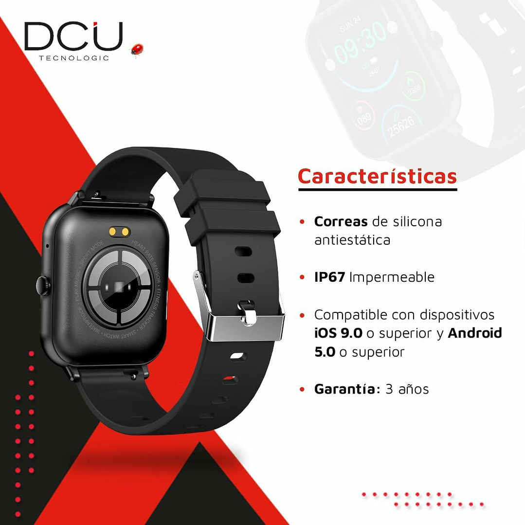 Smartwatch DCU Curved Glass Pro 1,83