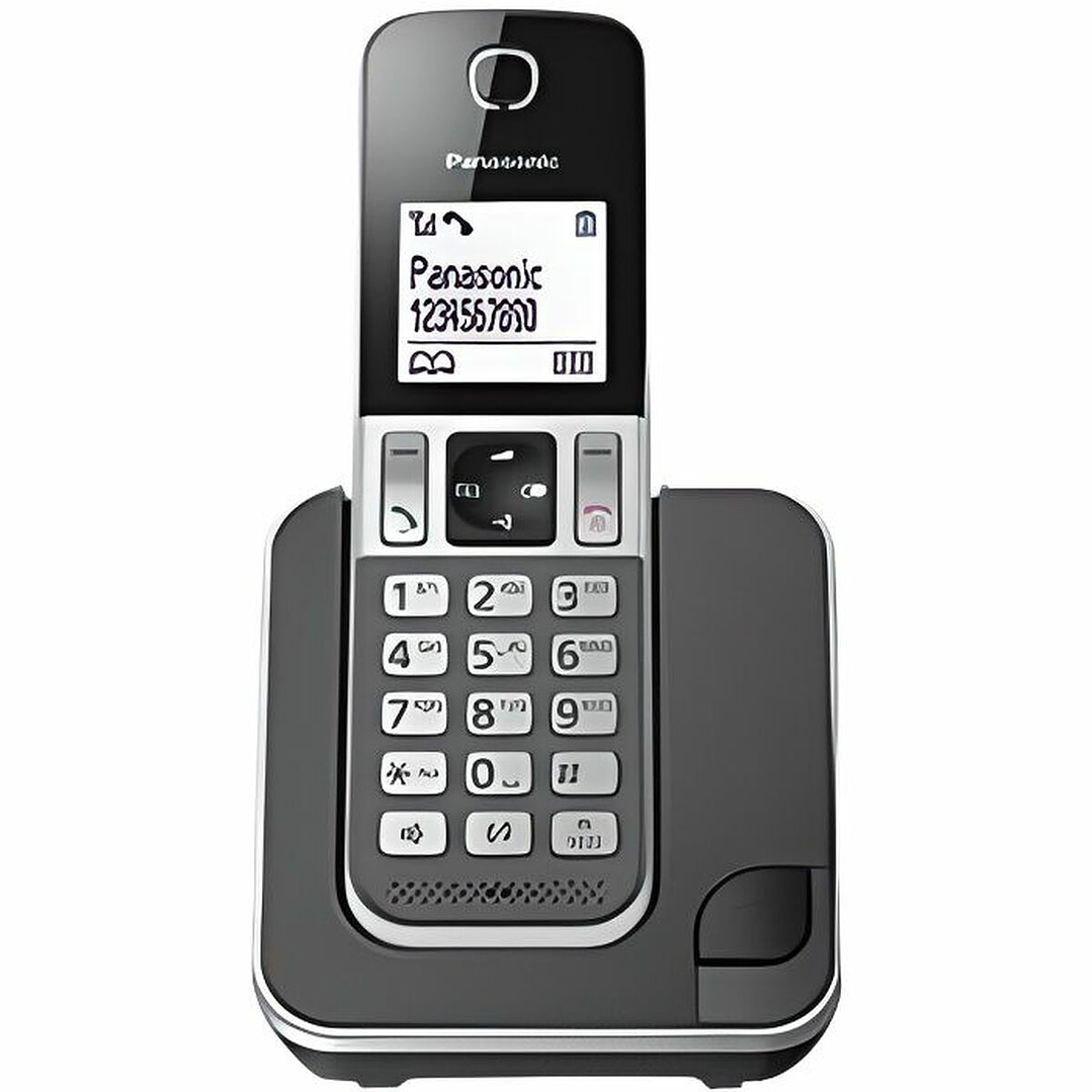 Teléfono Fijo Panasonic KX-TGD310FRG Gris DECT 1