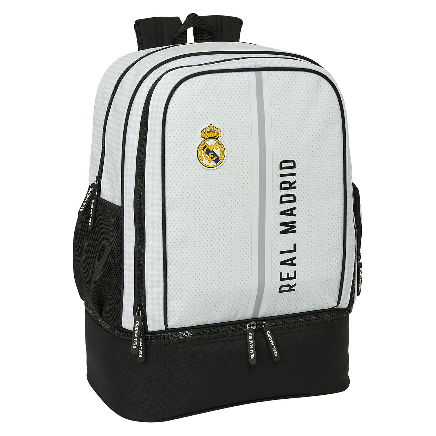 Mochila Deportiva Real Madrid 24/25 Blanco Gris 1