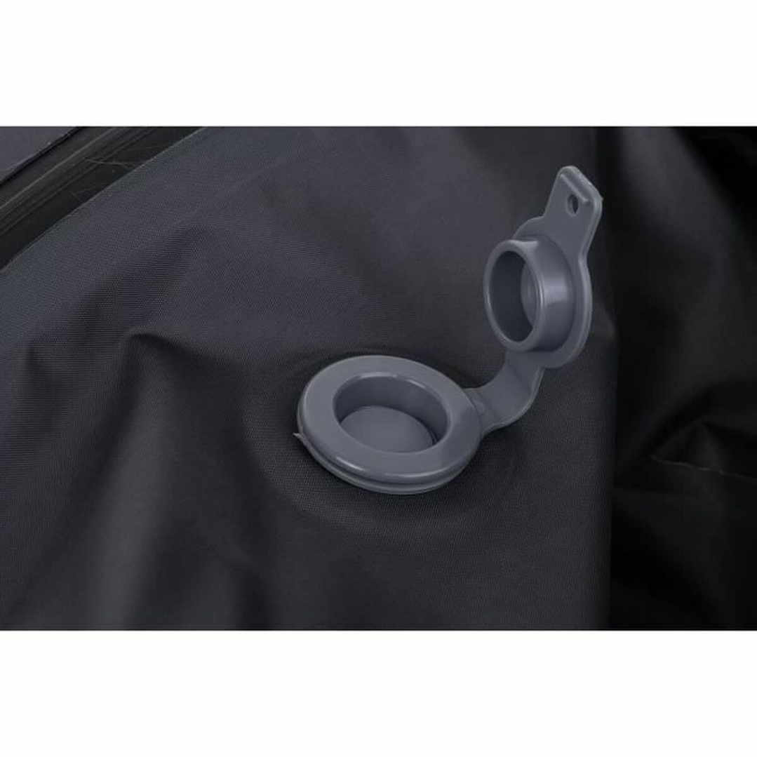 Bolsa de Viaje Negra 40L Impermeable y Antirrobo 2