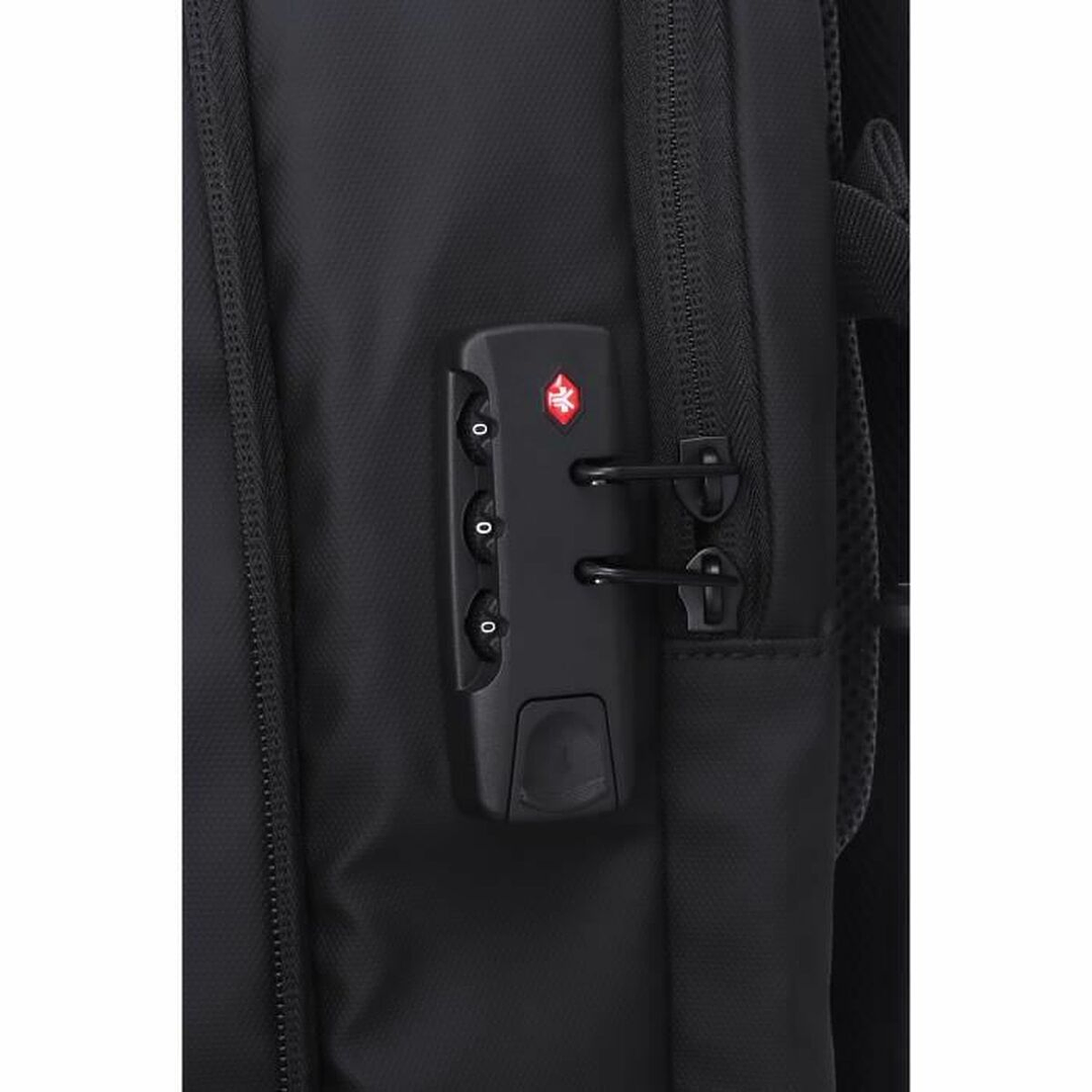 Bolsa de Viaje Negra 40L Impermeable y Antirrobo 3