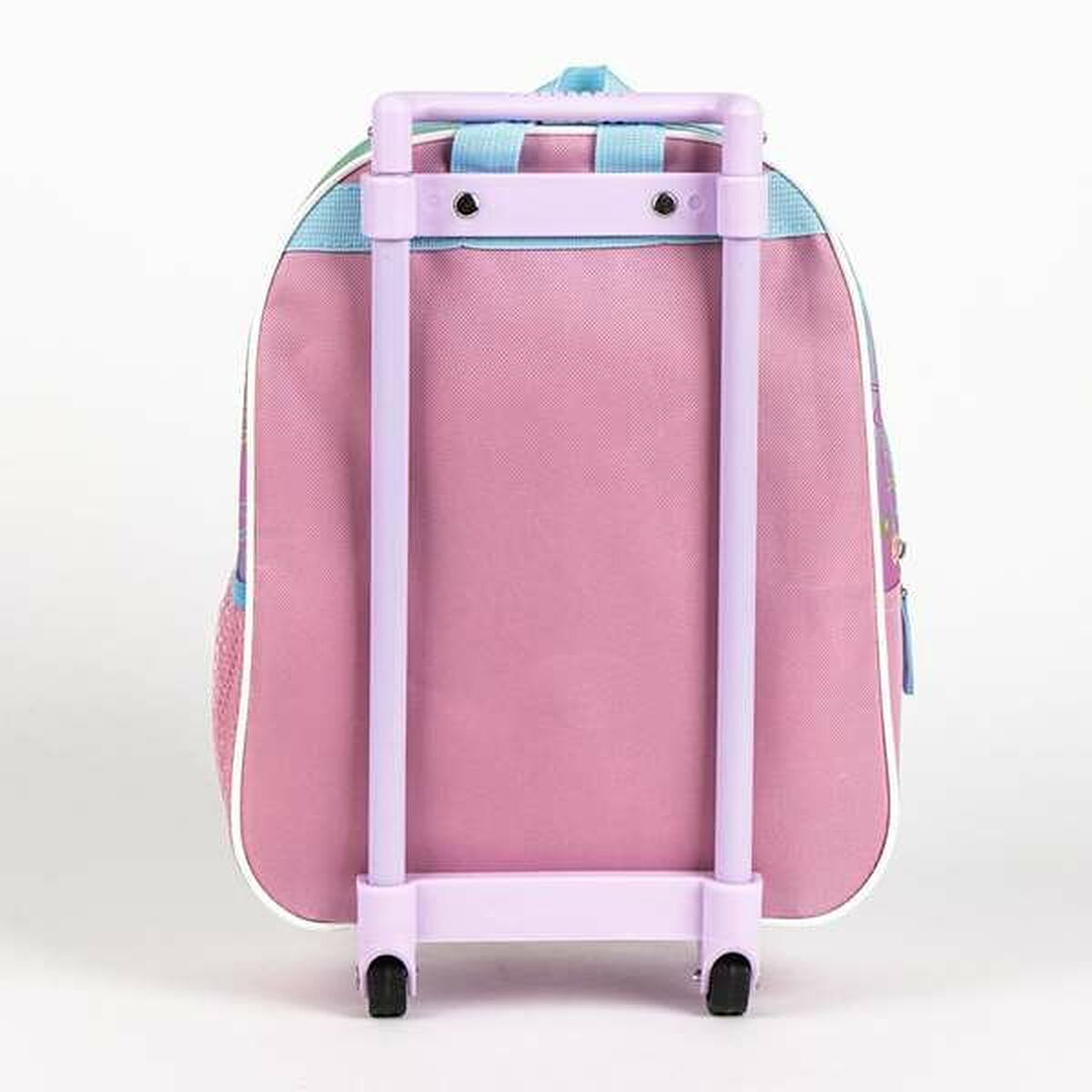 Mochila Gabby's Dollhouse 3D con Ruedas Rosa 2