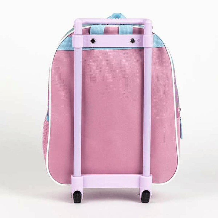 Mochila Gabby's Dollhouse 3D con Ruedas Rosa 2