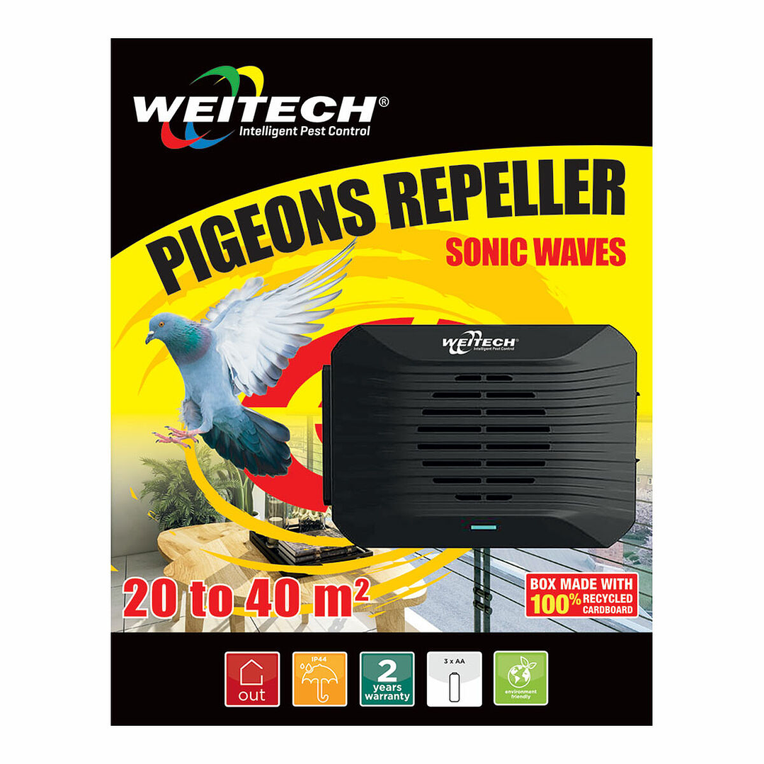 Ahuyentador Weitech para Aves Exterior IP44 4