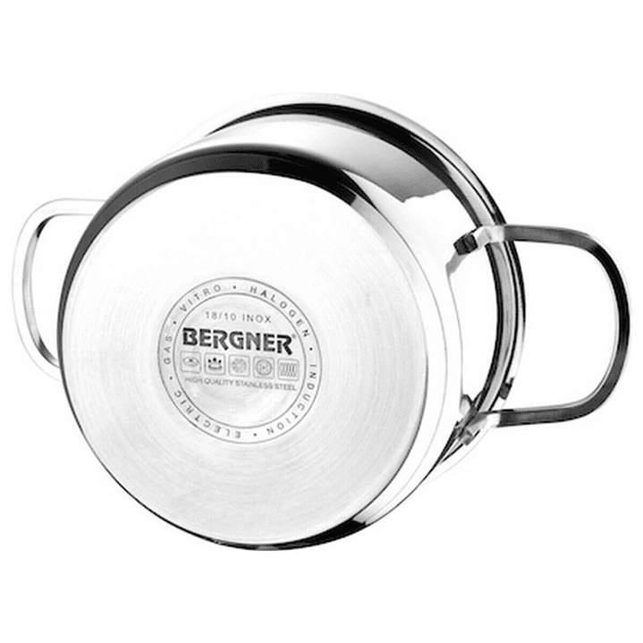 Batería Cocina Bergner Classic 6 Piezas Acero Inoxidable 2