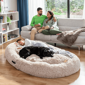 Cama XXL para Humanos InnovaGoods Antiestrés Beige