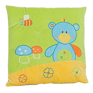 Cojín Infantil Oso Multicolor 30x30 cm