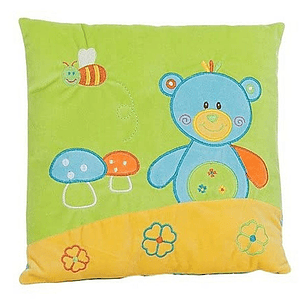 Cojín Infantil Oso Multicolor 30x30 cm