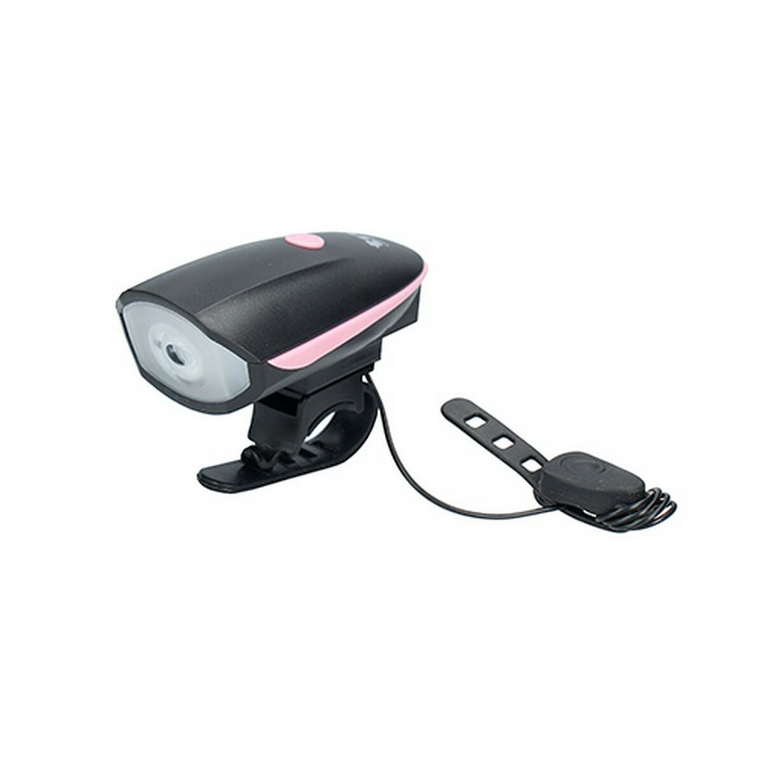 Linterna LED Rosa Bicicleta TM Electron con Bocina 140dB 1