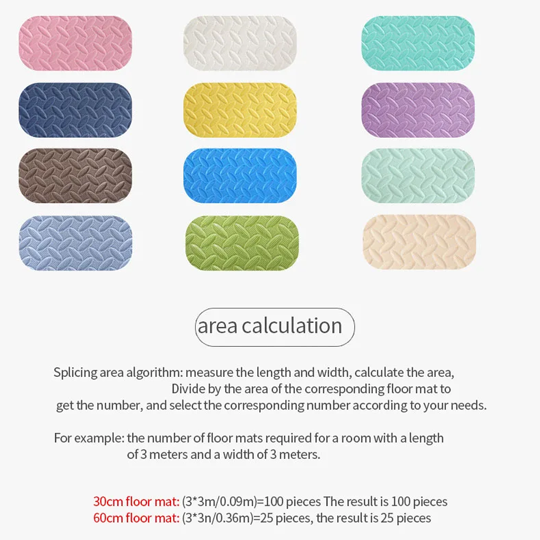 Alfombra Puzzle Infantil Espuma 30x30x1cm DHDH 37