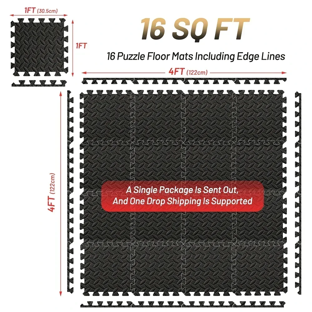 Alfombra EVA Antideslizante DHDH 30x30cm 4-20 Piezas 6