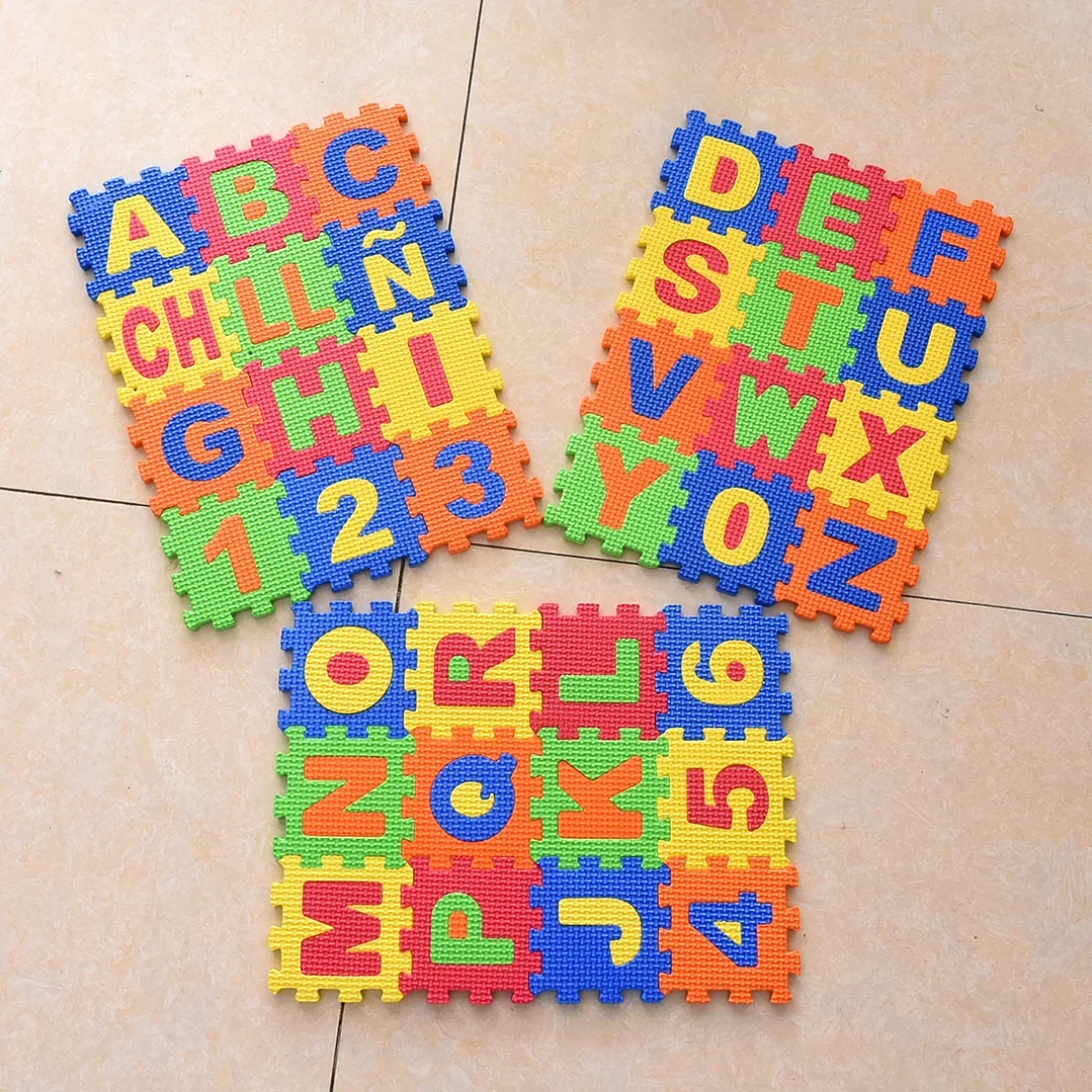 Alfombra Rompecabezas EVA JSXuan 36 Piezas Educativa 9