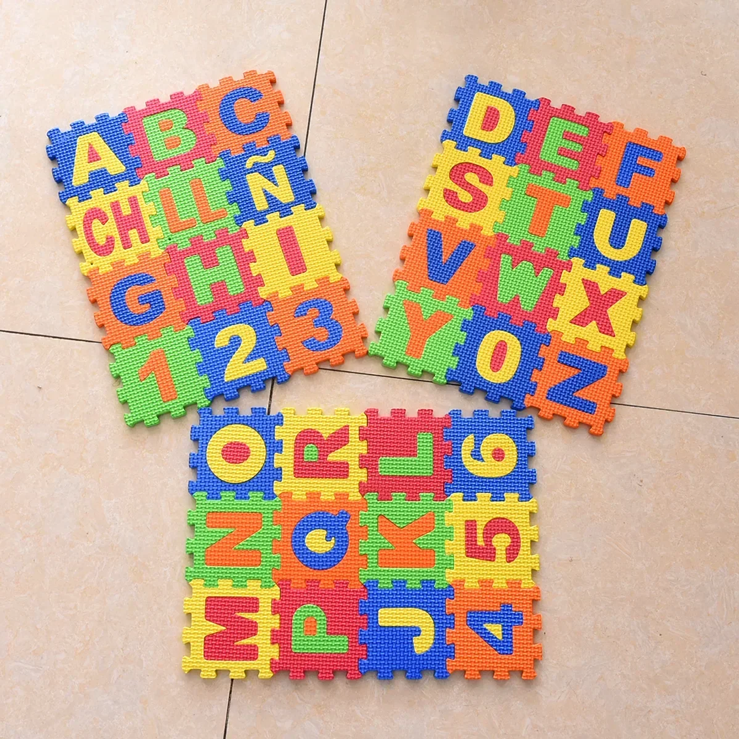 Alfombra Rompecabezas EVA JSXuan 36 Piezas Educativa 9