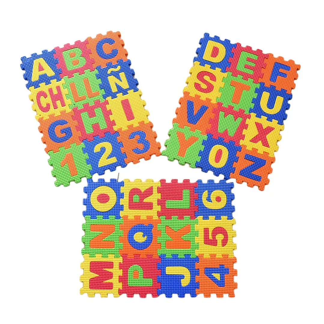 Alfombra Rompecabezas EVA JSXuan 36 Piezas Educativa 10