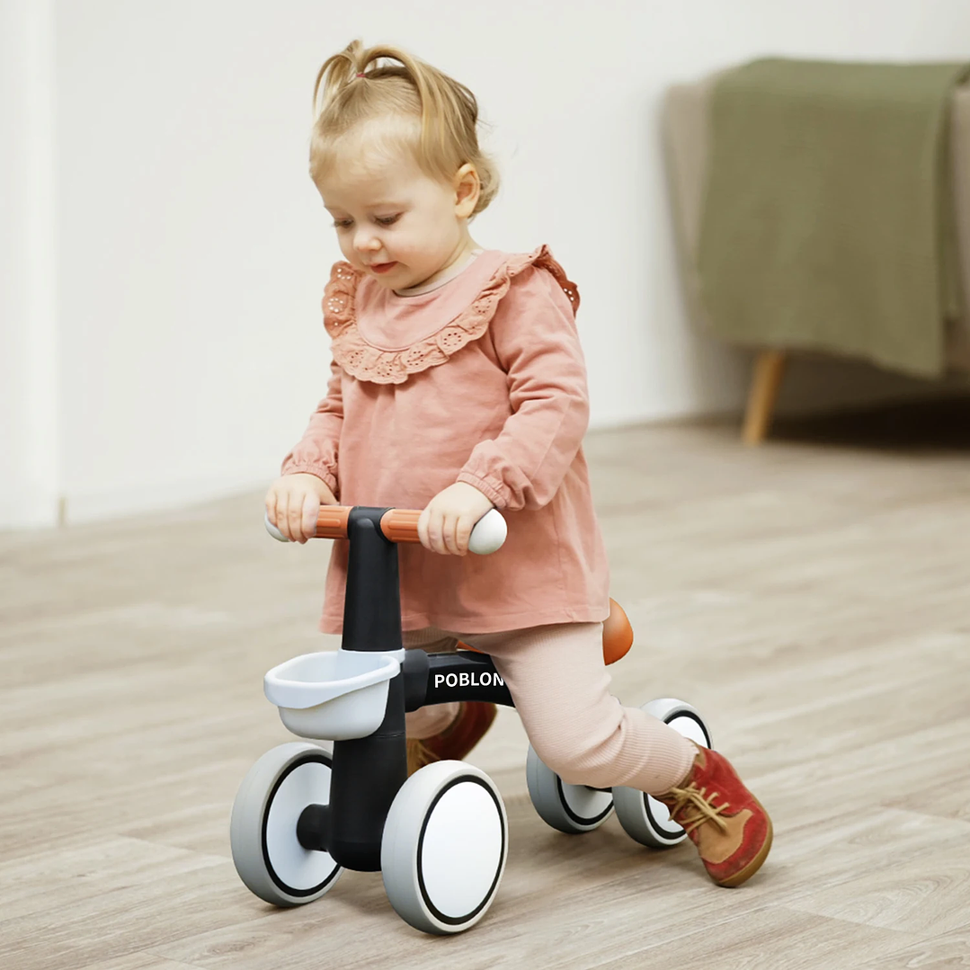 Bicicleta Deslizante Avoi 3 Ruedas con Cesta y Dirección Limitada 16