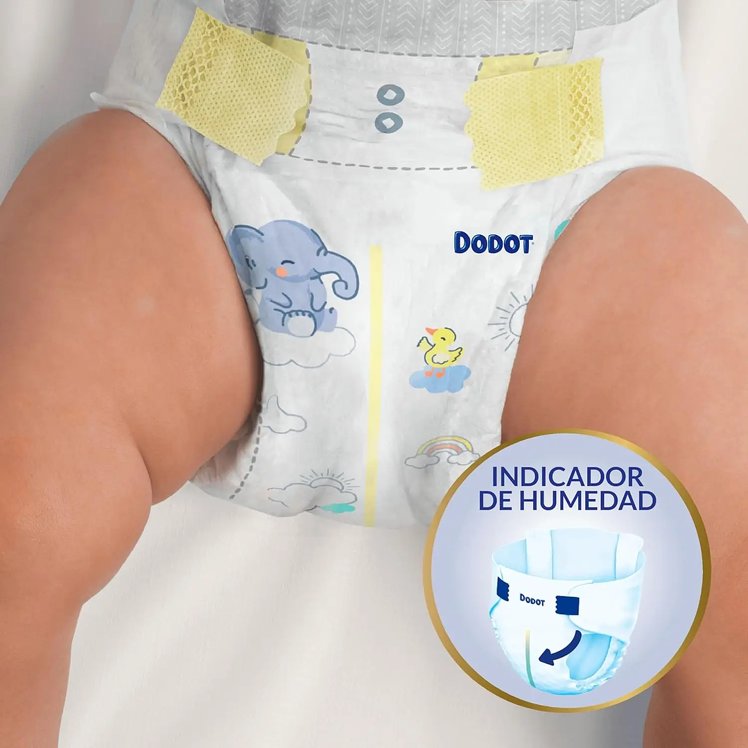 Dodot Sensitive Extra Pañales Bebé Pack Mensual Tallas 3+ a 6+ 7