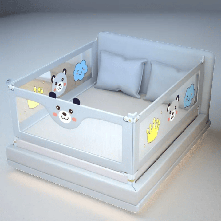 Barandilla de Cama IMBABY Elevable 1.5–2m Seguridad Bebé 1