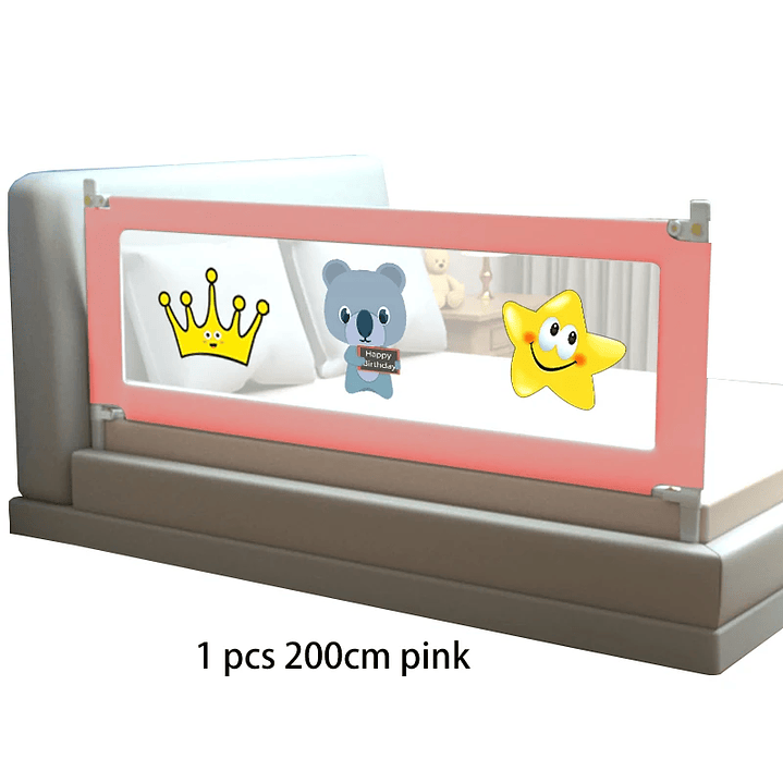 Barandilla de Cama IMBABY Elevable 1.5–2m Seguridad Bebé 16