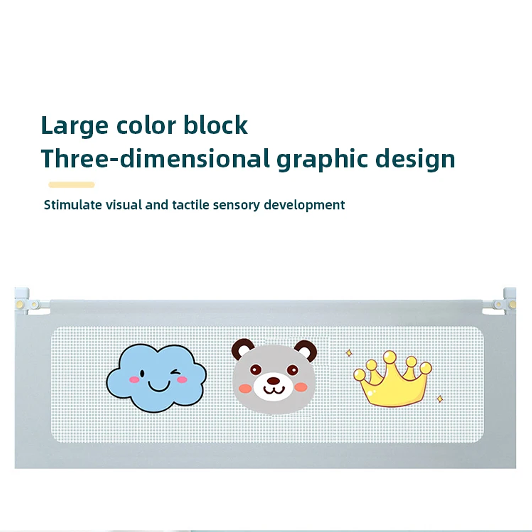 Barandilla de Cama IMBABY Elevable 1.5–2m Seguridad Bebé 35