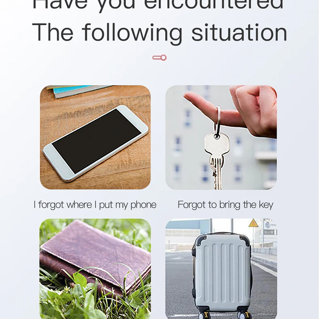 Mini Localizador GPS SEamopar Bluetooth Antipérdida 24