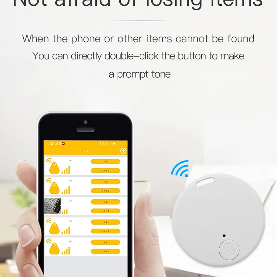 Mini Localizador GPS SEamopar Bluetooth Antipérdida 25