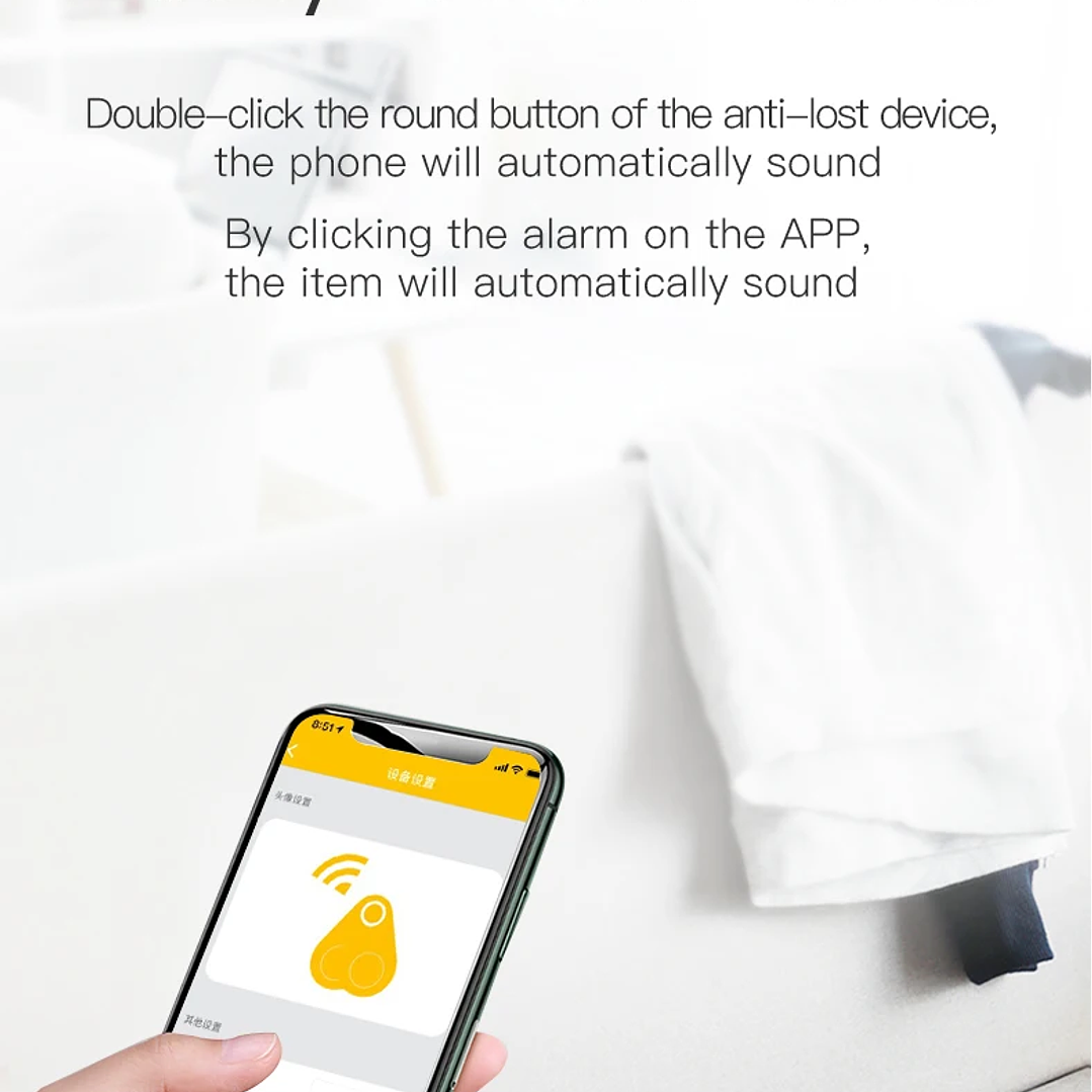 Mini Localizador GPS SEamopar Bluetooth Antipérdida 27