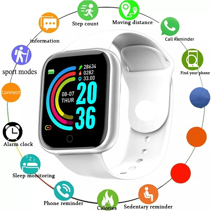 Reloj Inteligente CHAONB D13 Fitness Hombre Mujer Android iOS 8