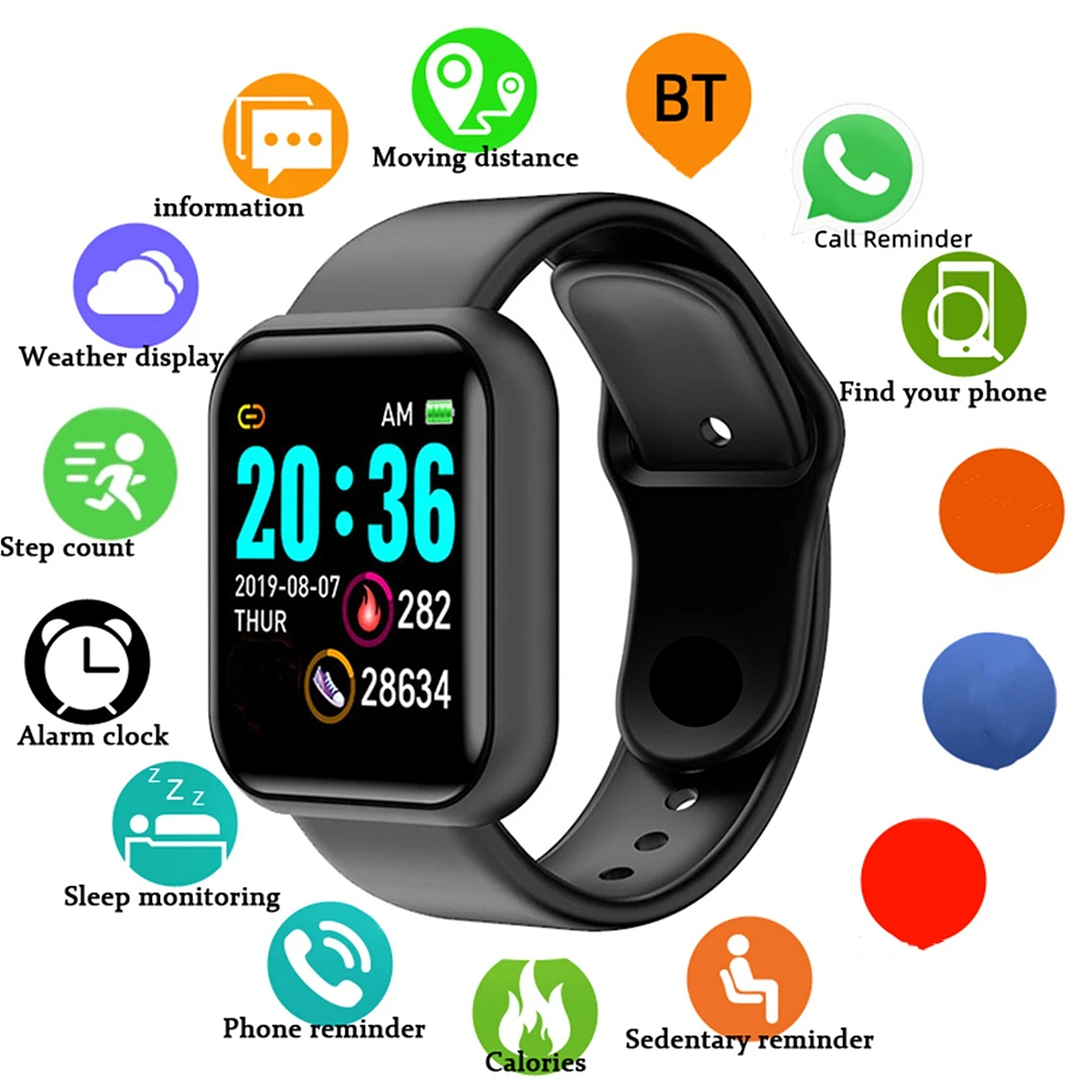 Reloj Inteligente CHAONB D13 Fitness Hombre Mujer Android iOS 10