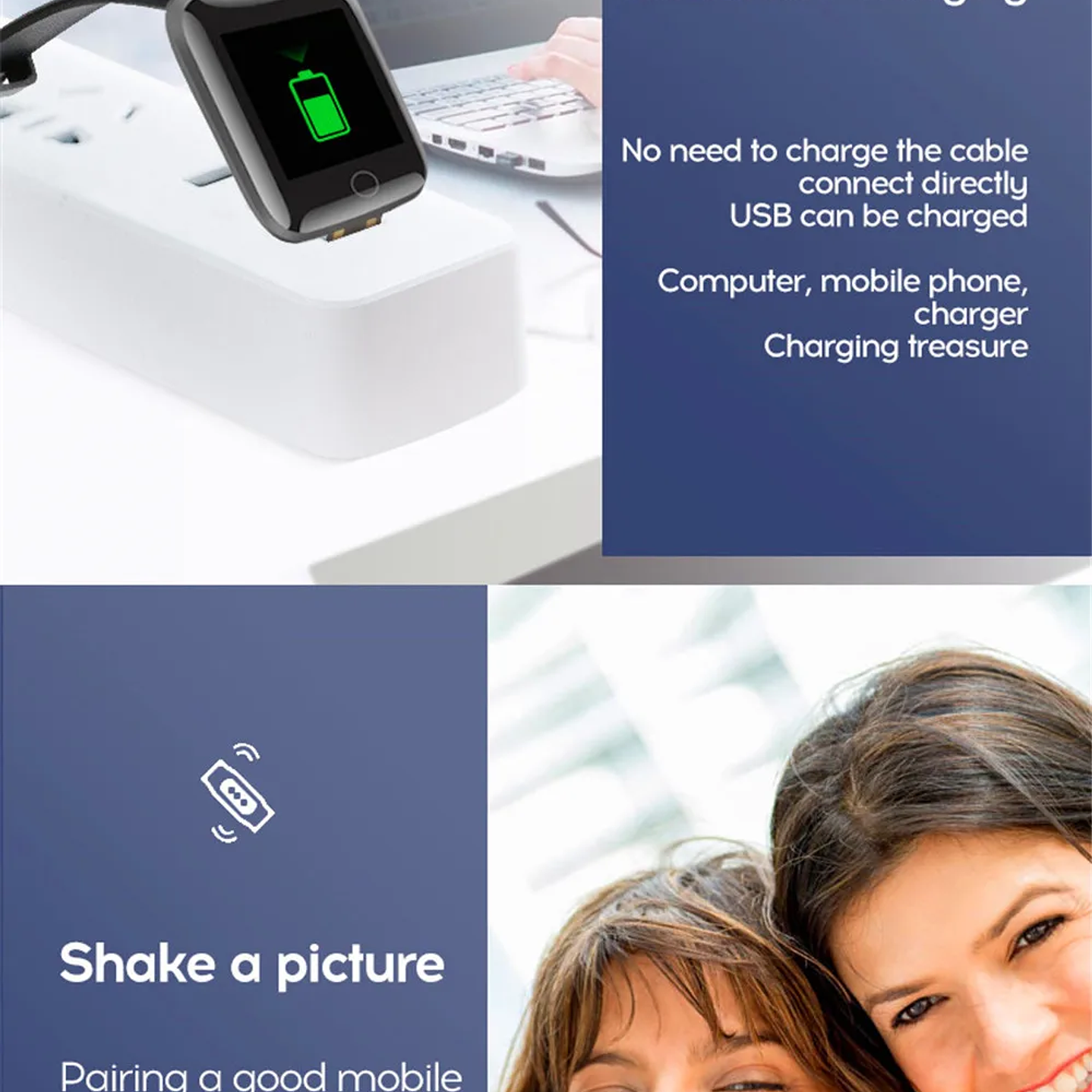 Reloj Inteligente CHAONB D13 Fitness Hombre Mujer Android iOS 20