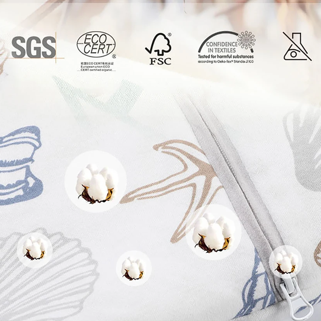 Saco de Dormir Bebé HOUSBAY 1.5 Tog Sin Mangas 18